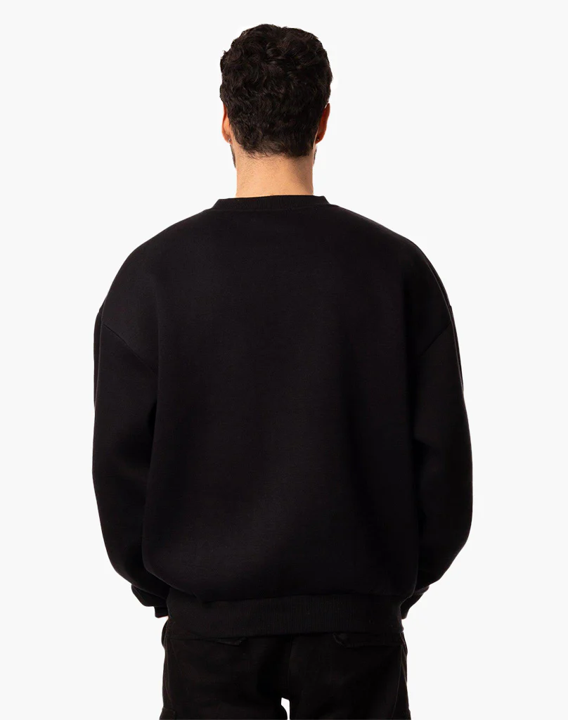 BASIC SWEATER (BLACK) - Image 4
