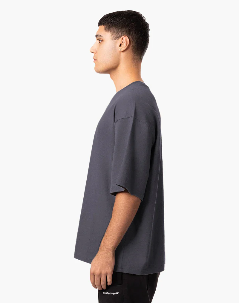 BASIC TEE (ANTHRAZIT) - Image 5