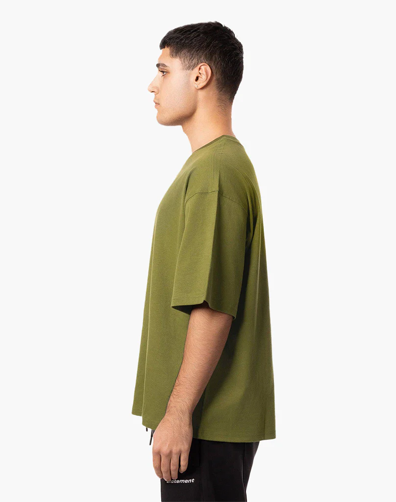 BASIC TEE (OLIVE GREEN) - Image 4