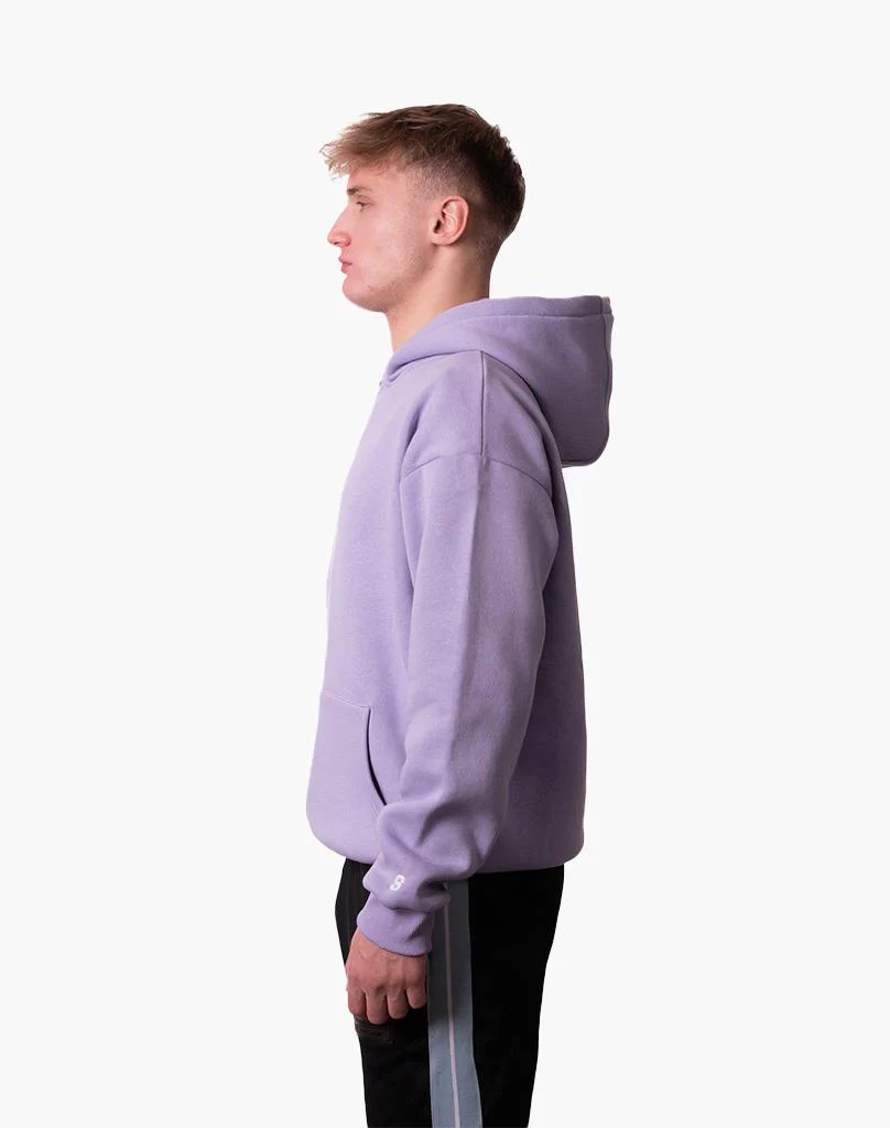 BASIC ZIP-HOODIE (PURPLE) - Image 4