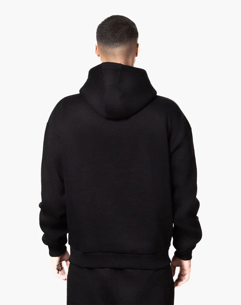 BASIC HOODIE (BLACK) - Image 4
