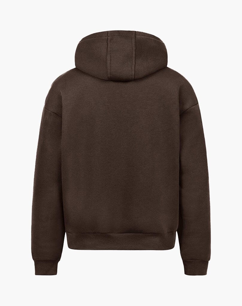 BASIC HOODIE (BROWN) - Image 3