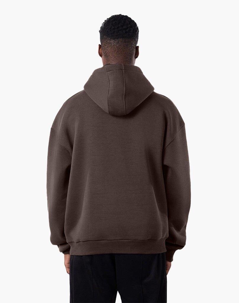 BASIC HOODIE (BROWN) - Image 4