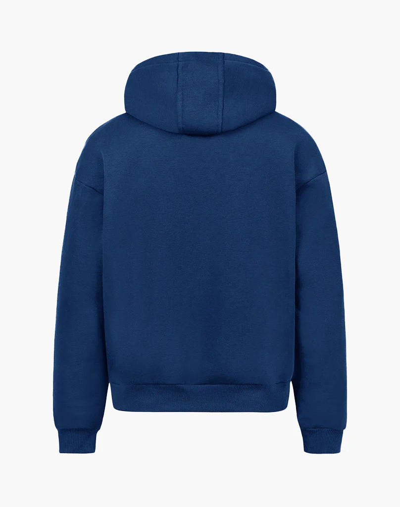 BASIC HOODIE (DARK BLUE) - Image 3