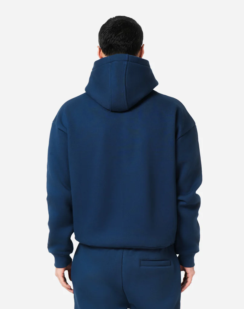 BASIC HOODIE (DARK BLUE) - Image 5