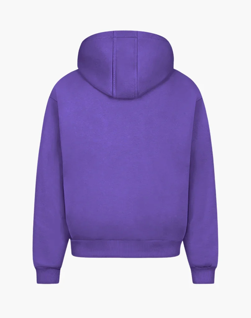 BASIC HOODIE (DARK PURPLE) - Image 4