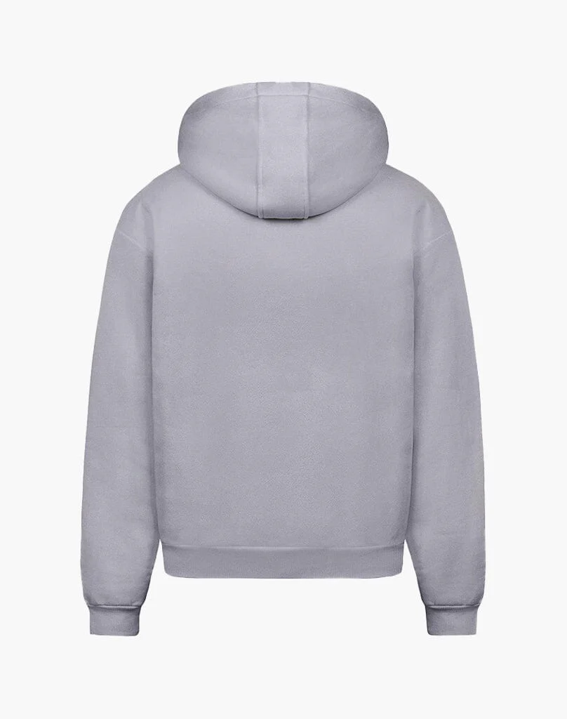 BASIC HOODIE (GREY) - Image 3