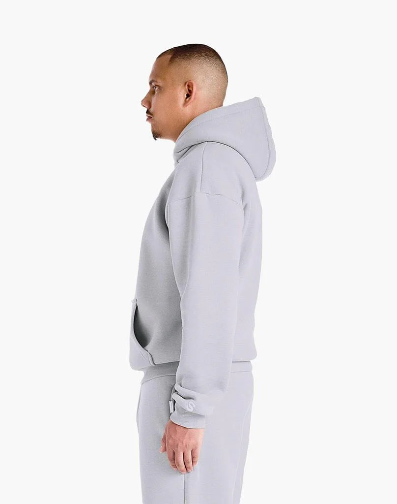BASIC HOODIE (GREY) - Image 4