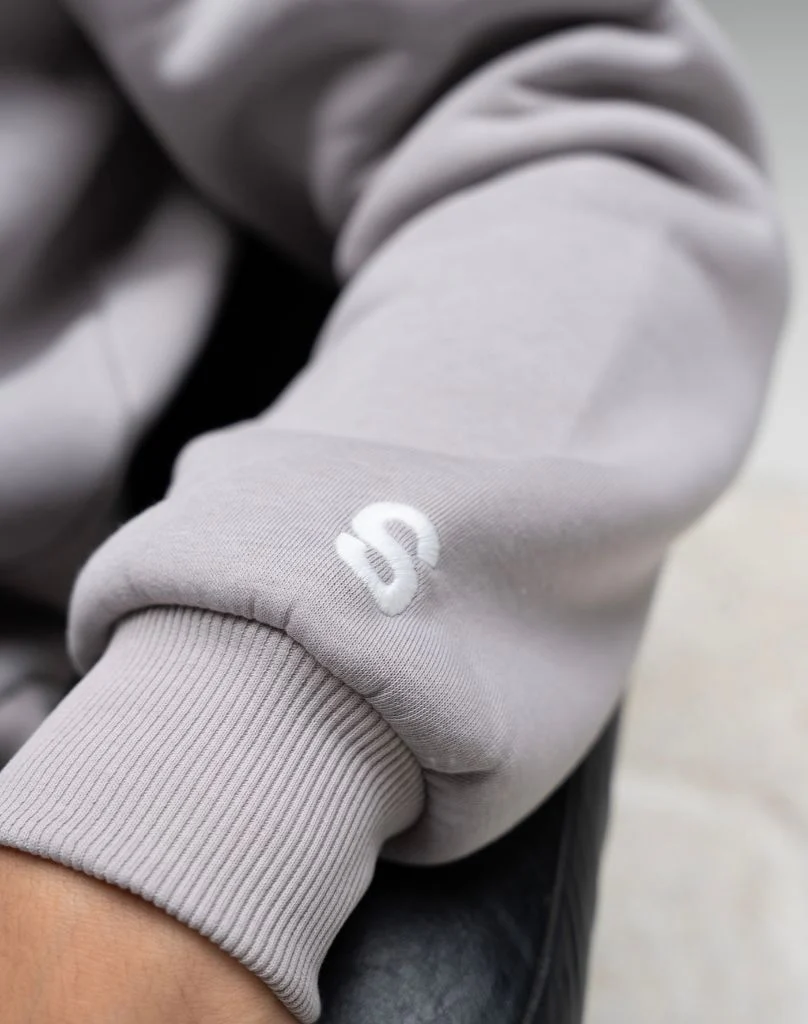 BASIC HOODIE (GREY) - Image 5