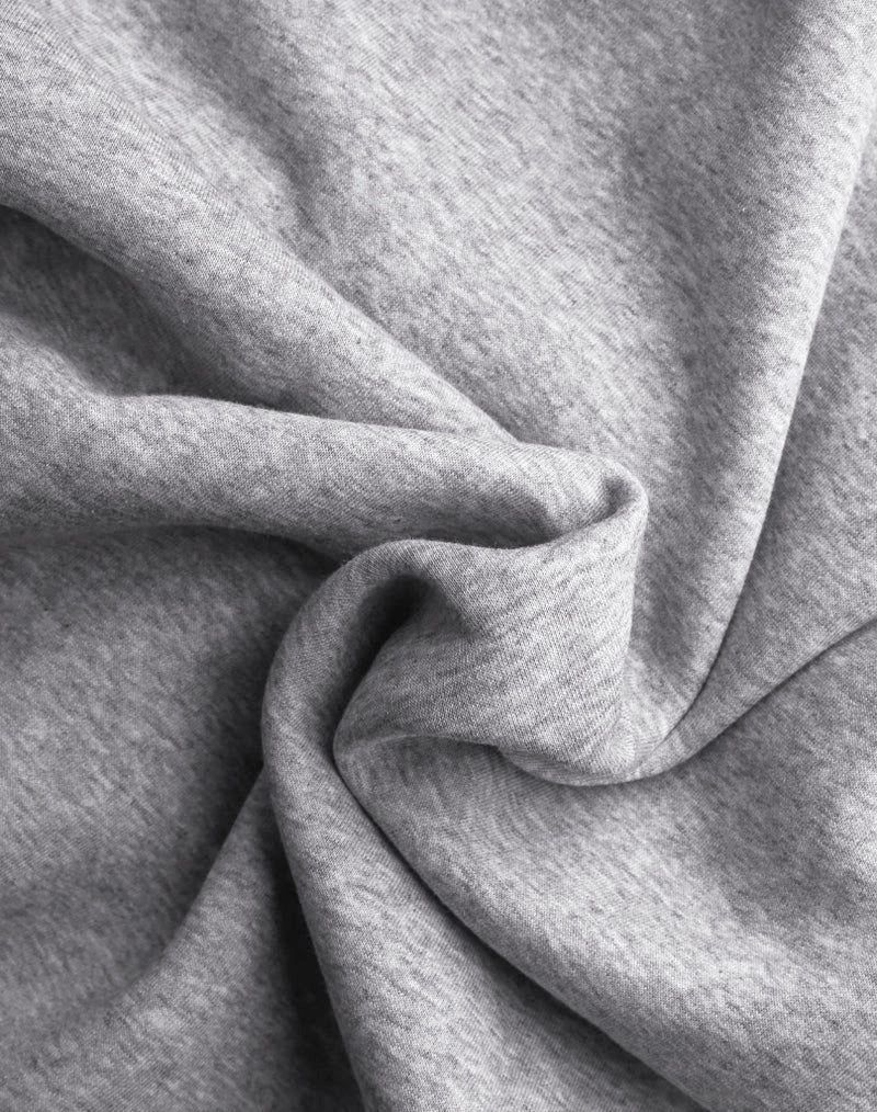 BASIC HOODIE (GREY MELANGE) - Image 6