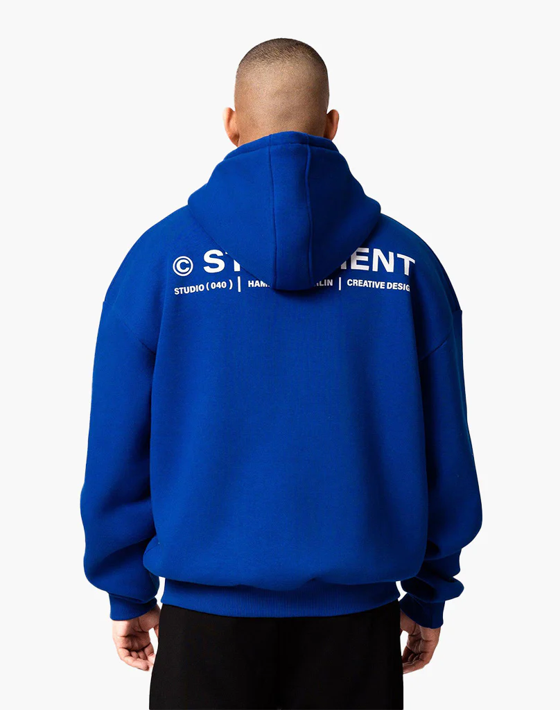 INITIAL HOODIE (ROYAL BLUE) - Image 5