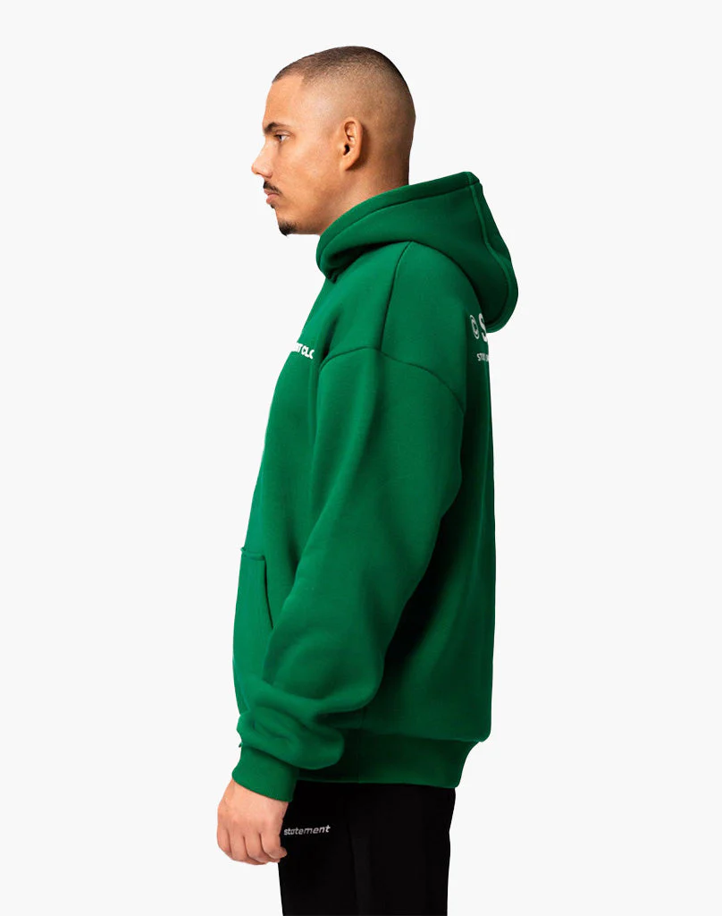 INITIAL HOODIE (WOOD GREEN) - Image 4