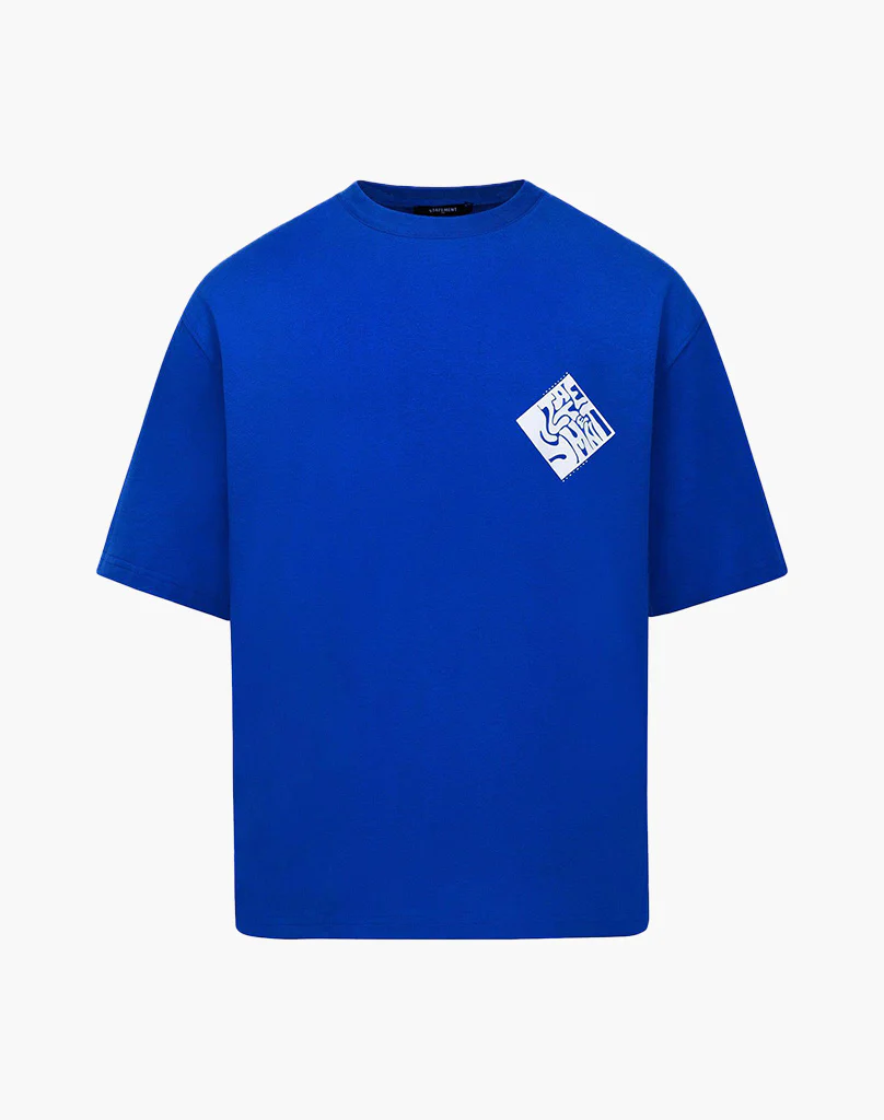 SMUDGE TEE (ROYAL BLUE) - Image 3