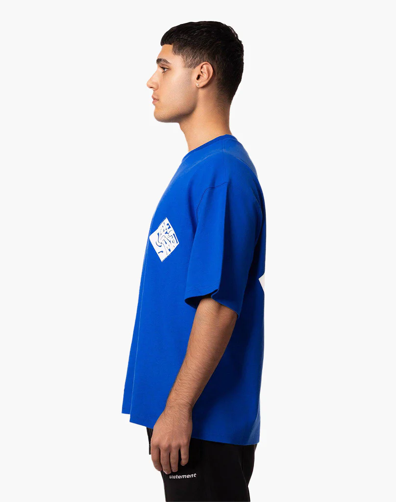 SMUDGE TEE (ROYAL BLUE) - Image 4