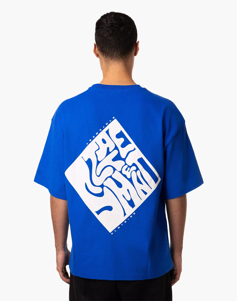 SMUDGE TEE (ROYAL BLUE) - Image 5