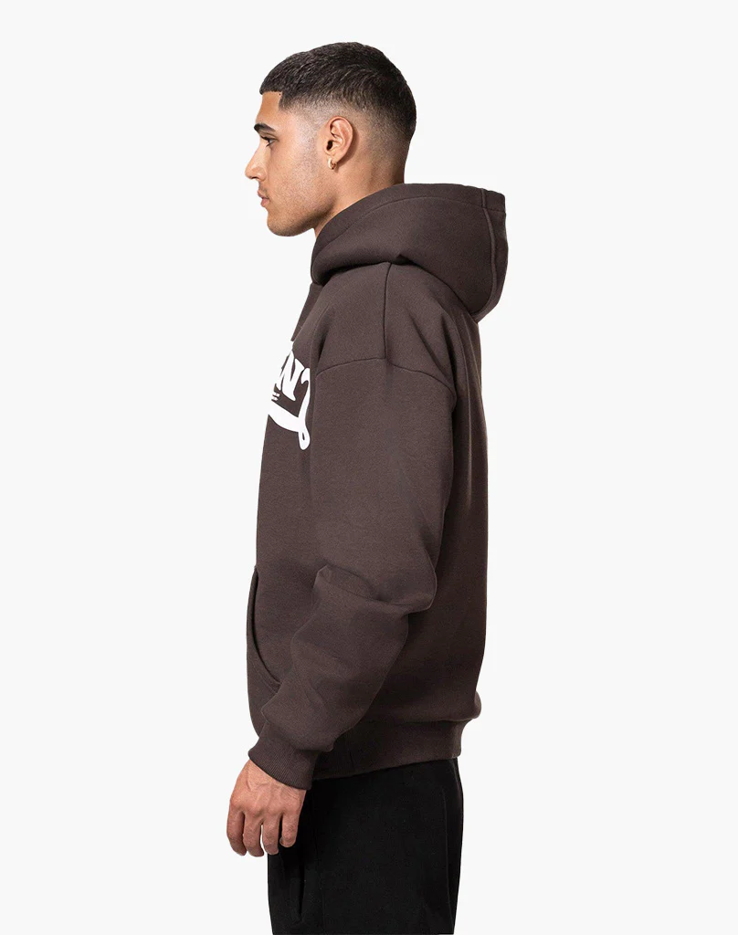 STATEMENT HOODIE (BROWN) - Image 4