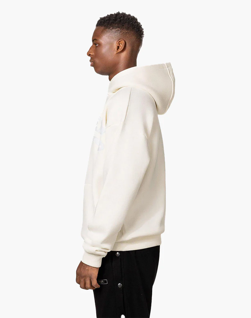STATEMENT HOODIE (CREAM WHITE) - Image 4
