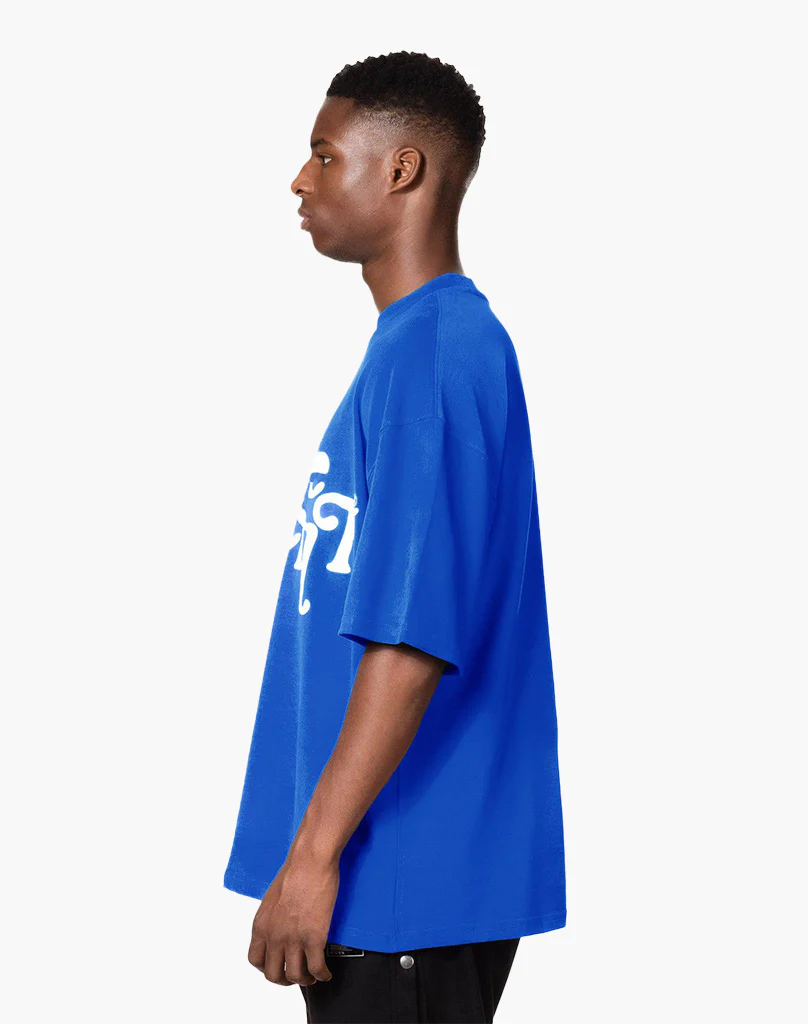 TWISTS TEE (ROYAL BLUE) - Image 4